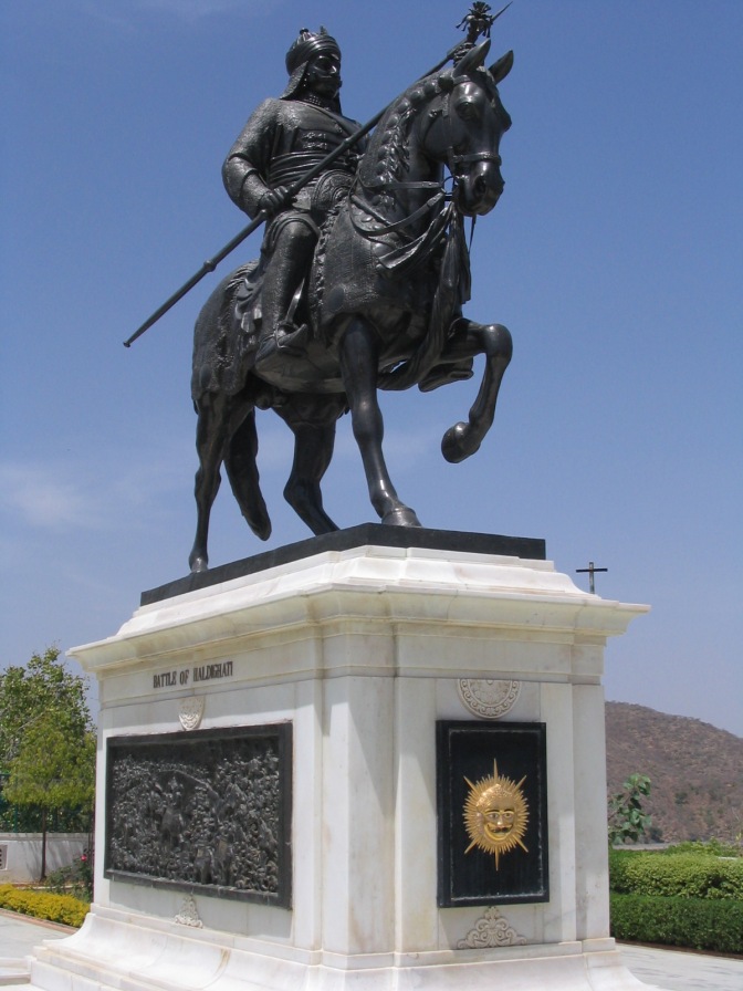 Statue of Maharana Pratap commemorating the Battle of Haldighati, Udaipur